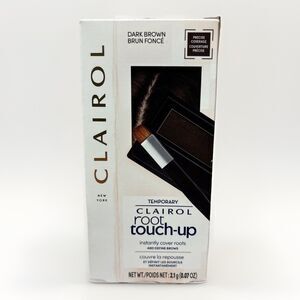 Clairol Root Touch-Up Concealing Powder Dark Brown Temporary Hair Color NEW 2.1g